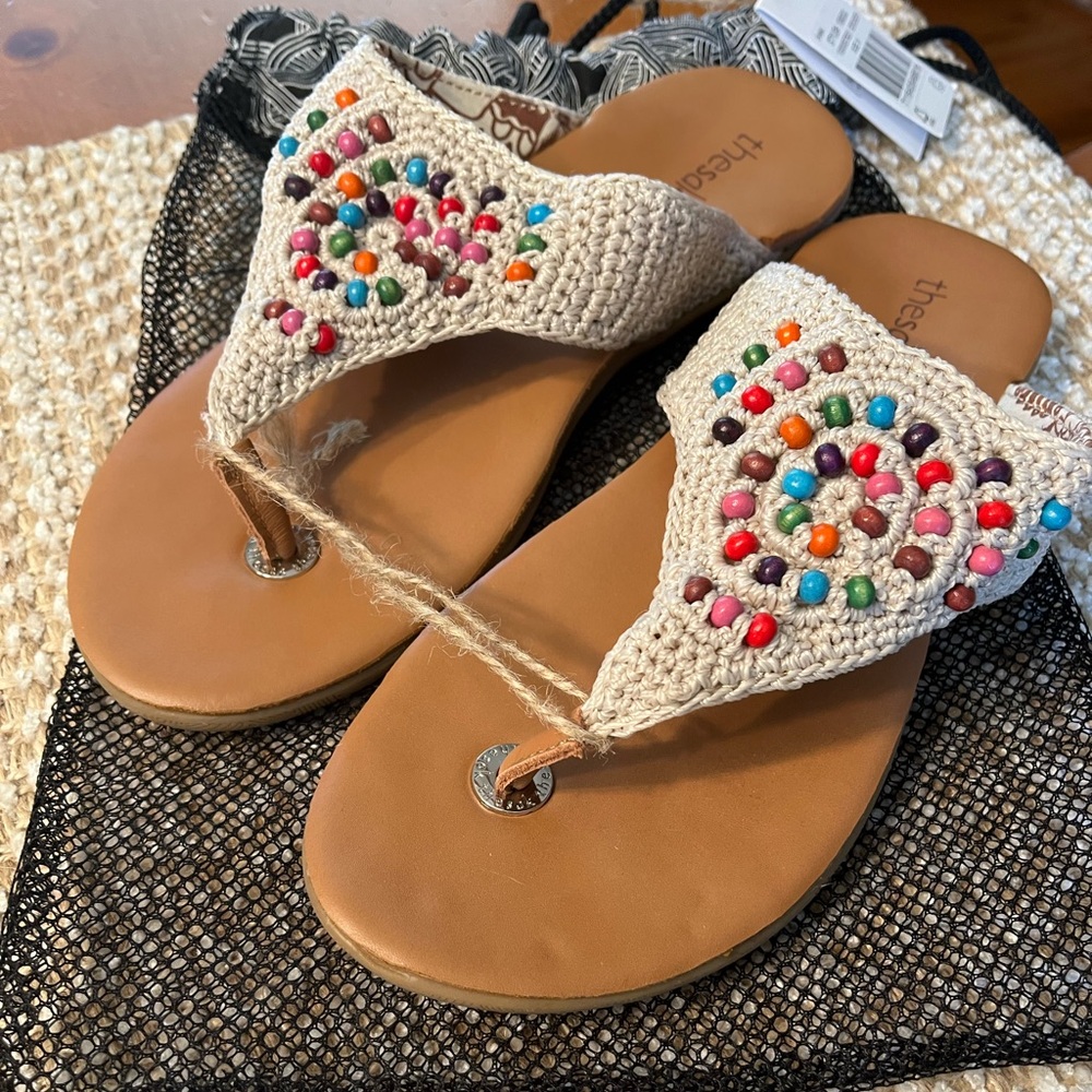 The Sak beaded sandals